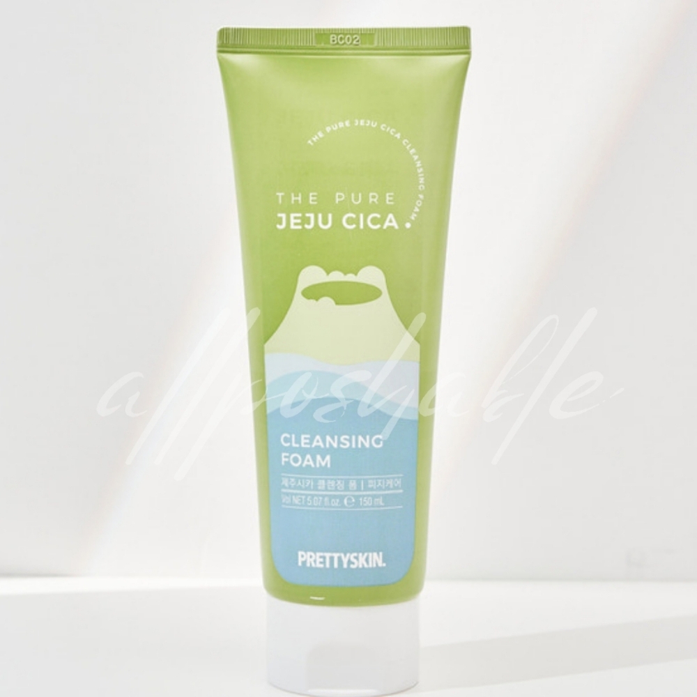 PRETTYSKIN  The Pure Jeju Cica Cleansing Foam